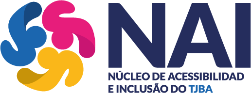 Logotipo da NAI – Núcleo de Acessibilidade e Inclusão da UFBA